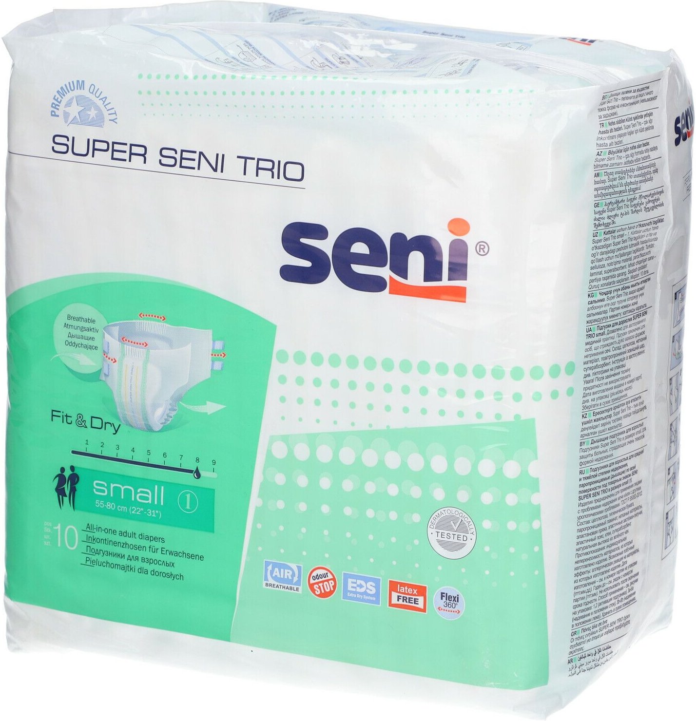 Seni Super Trio Inkontinenzslip S 10 St Windeln