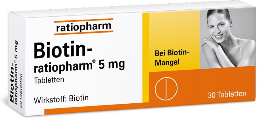 Biotin-Ratiopharm 5 mg Tabletten 30 St