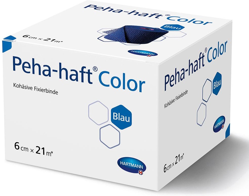 Peha-Haft Color Fixierb.latexfrei 6 cmx21 m blau 1 St Binden