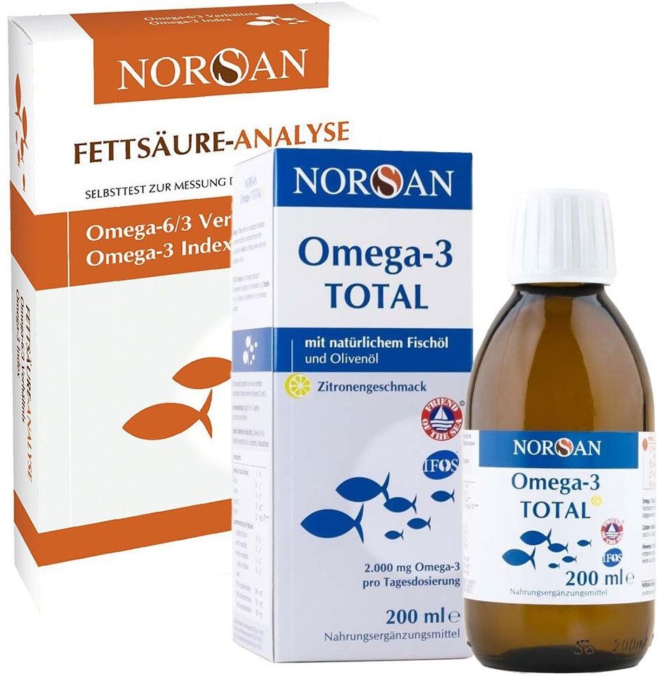 Norsan Fettsäure Analyse & Omega-3 flüssig 1 St Set