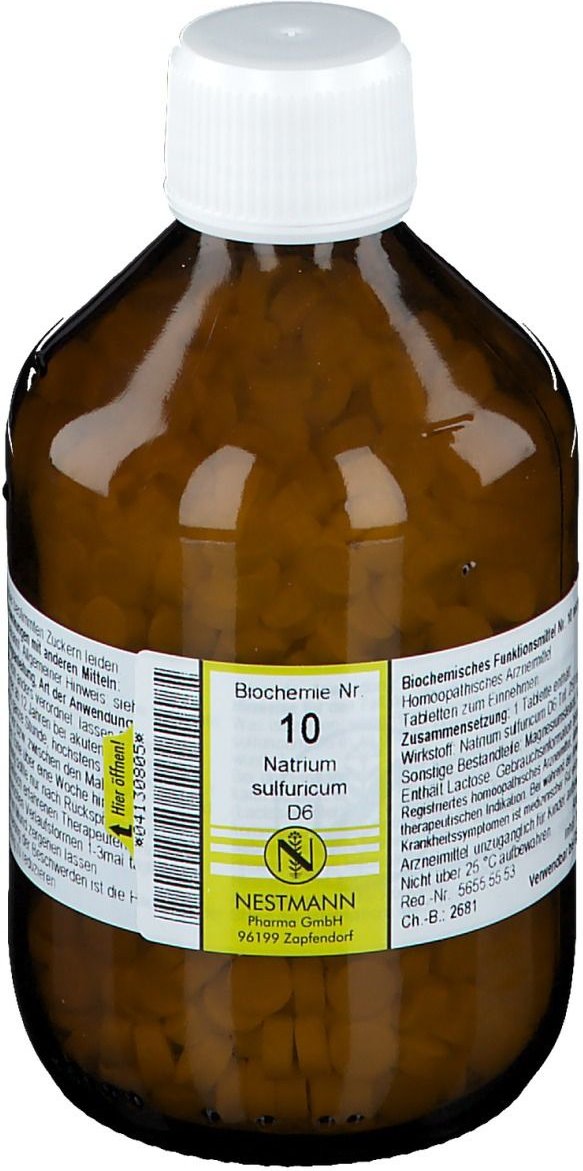 Thumbnail - Biochemie 10 Natrium sulfuricum D 6 Tabletten 1000 St