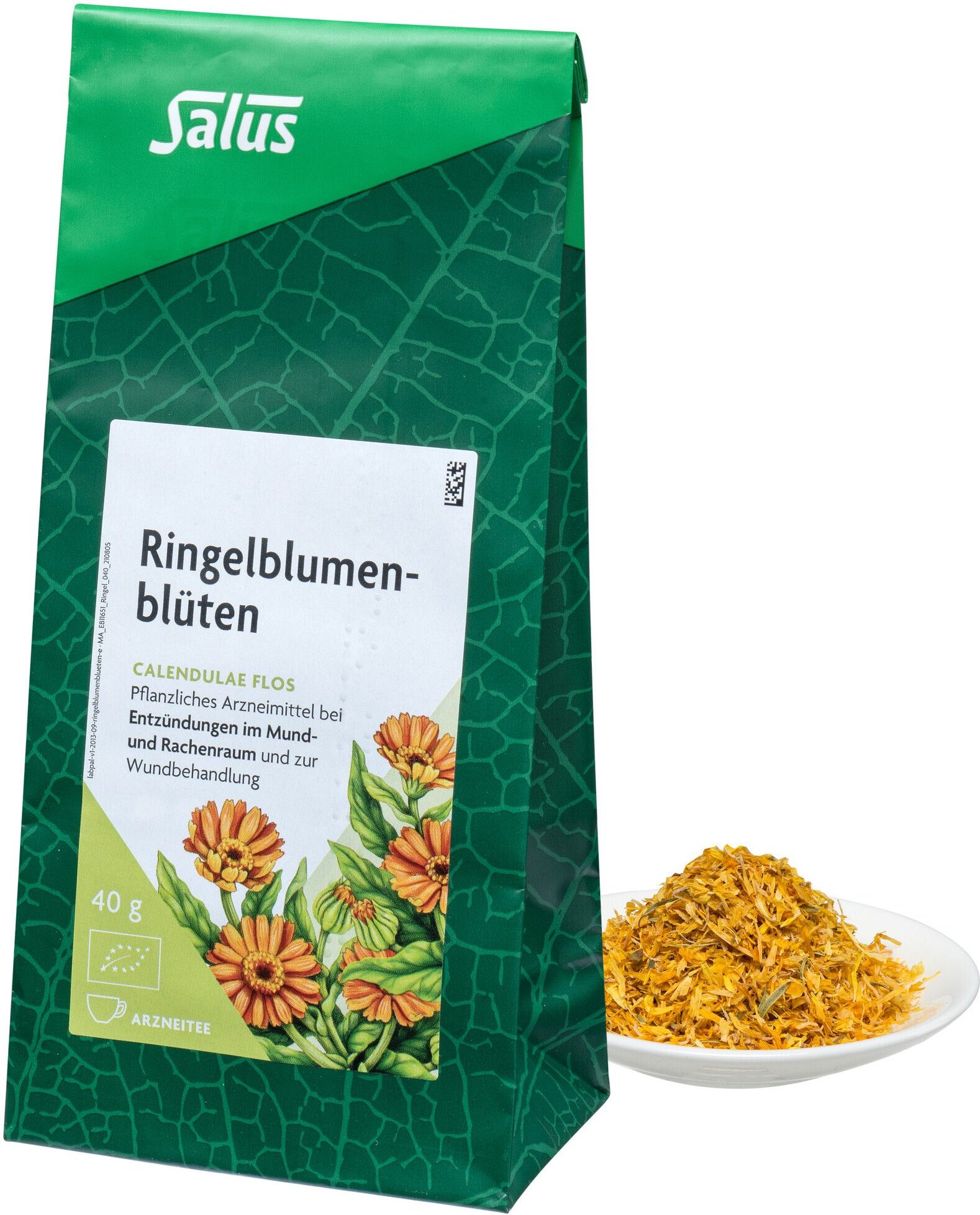 Ringelblumenblüten Arzneitee Calen.flos Bio Salus 40 g Tee