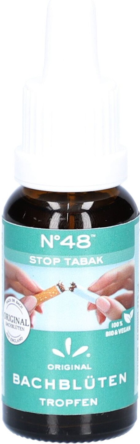 Bachblüten Nr.48 Stop Tabak Tropfen 20 ml zum Einnehmen