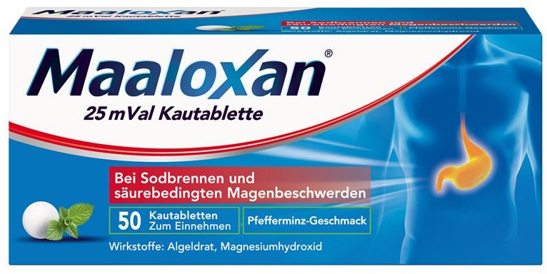 Maaloxan 25 mVal Kautabletten 50 St