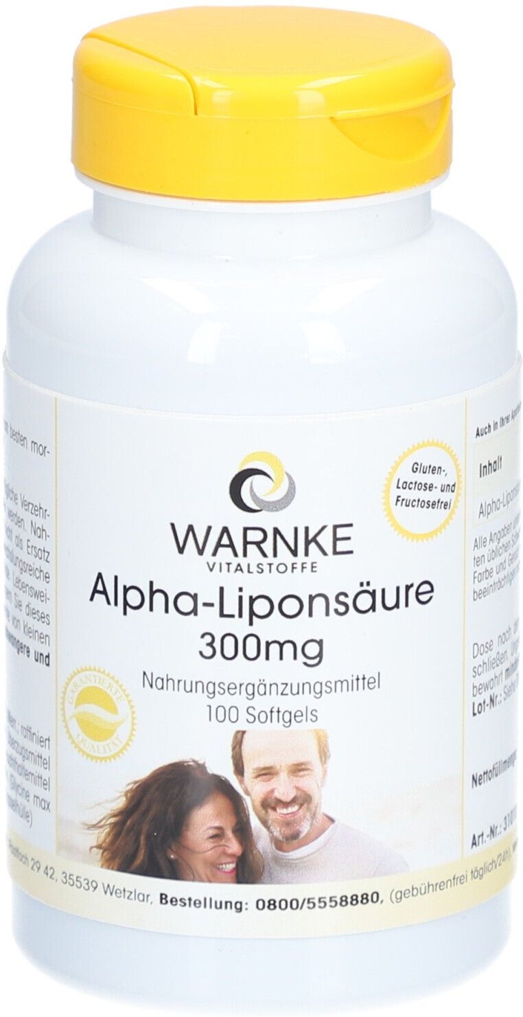 Thumbnail - Alpha Liponsäure 300 mg Kapseln 100 St