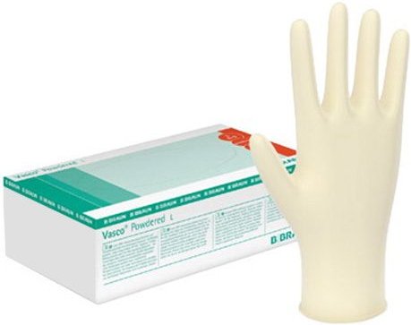 Thumbnail - Vasco Untersuchungshandschuhe gepudert groß 100 St Handschuhe
