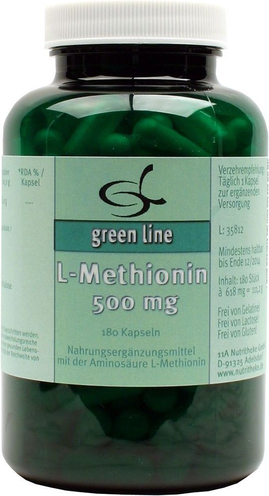 L-Methionin 500 mg Kapseln 180 St