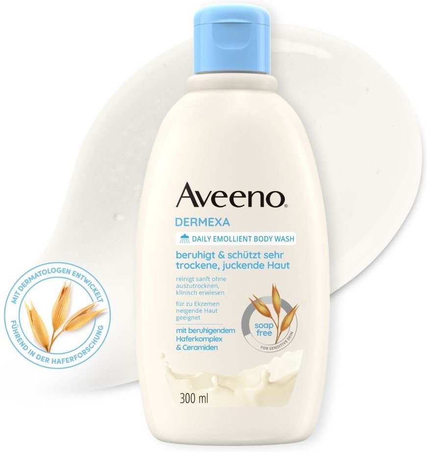 Aveeno Dermexa Emollientien Duschcreme 300 ml Duschgel