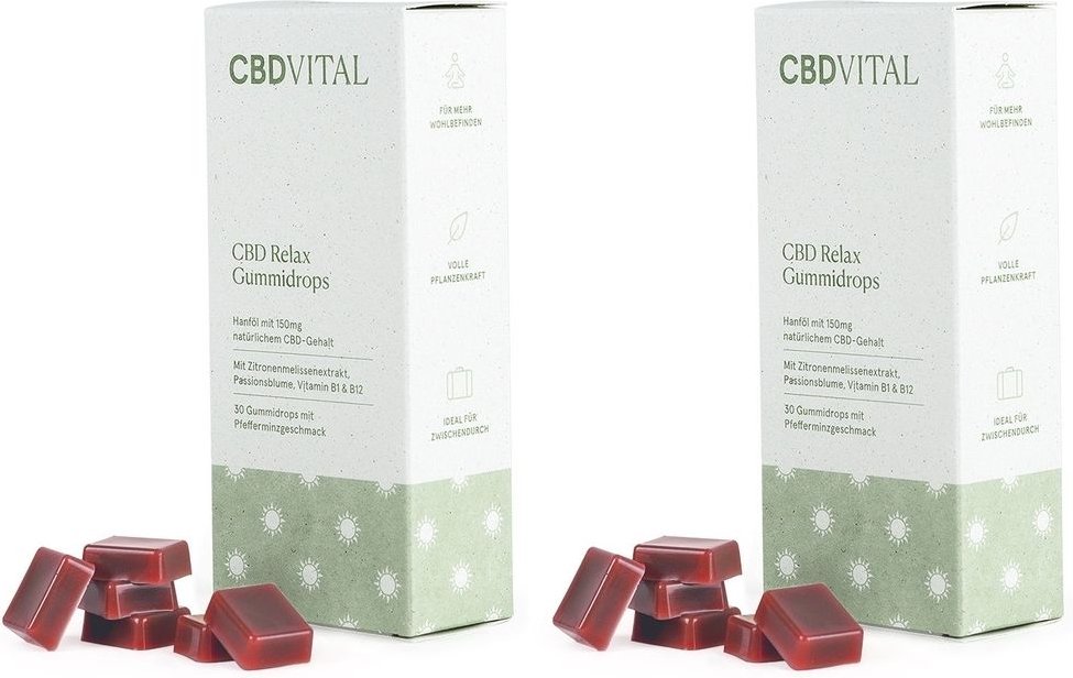 CBD Vital Relax Gummidrops 2x 2x30 St Lutschpastillen