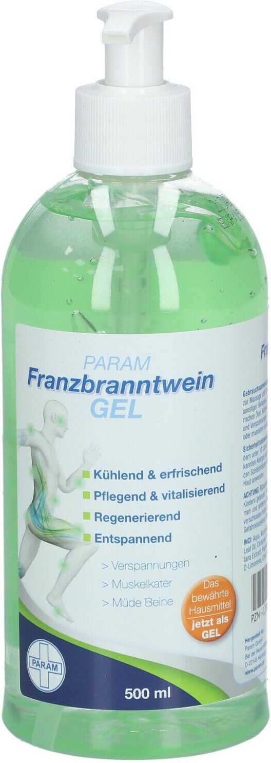 Franzbranntwein GEL Pump-Spender 500 ml Gel