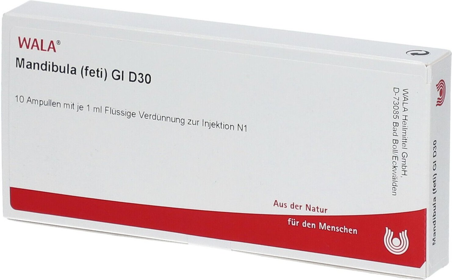 Mandibula feti GL D 30 Ampullen 10x1 ml