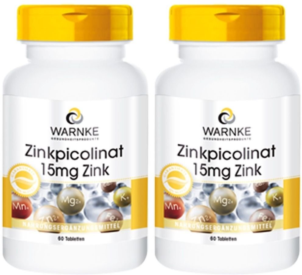 Zinkpicolinat 15 mg Zink Tabletten 2x 2x60 St
