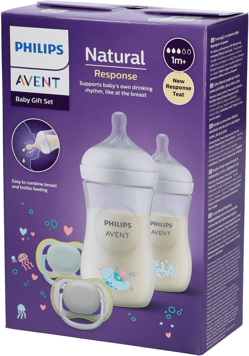 Philips Avent Natural Response Gift Set Deco Scd837/11 1 St
