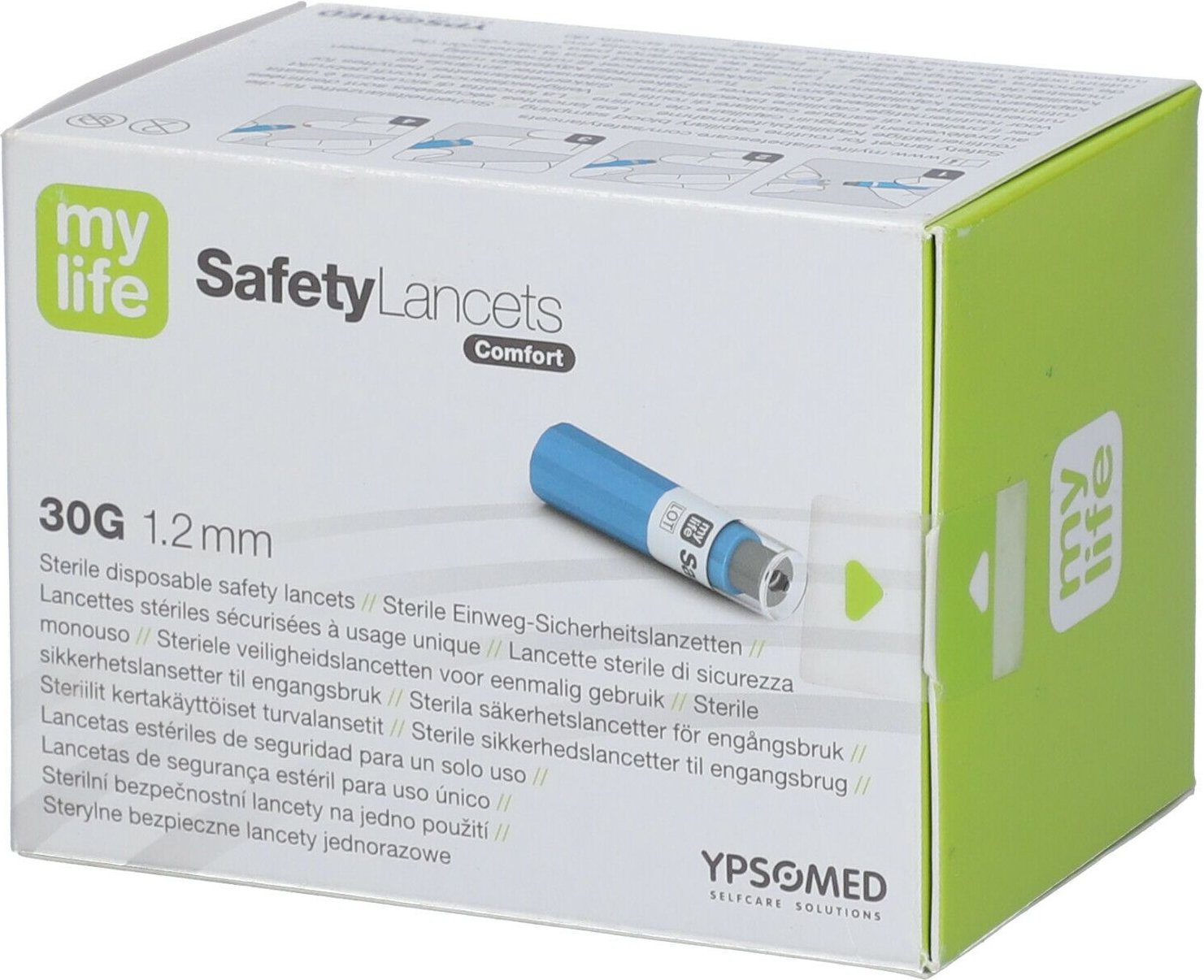 Mylife SafetyLancets Comfort Sicherheitsnadeln 100 St Lanzetten
