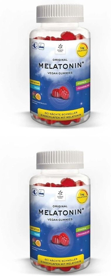 Melatonin Gummies vegan 2x 2x60 St Lutschpastillen