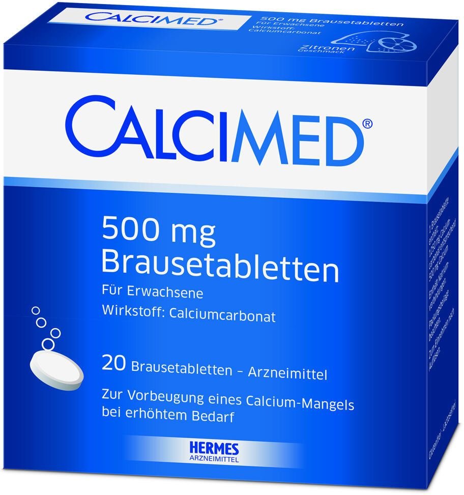 Calcimed 500 mg Brausetabletten 20 St