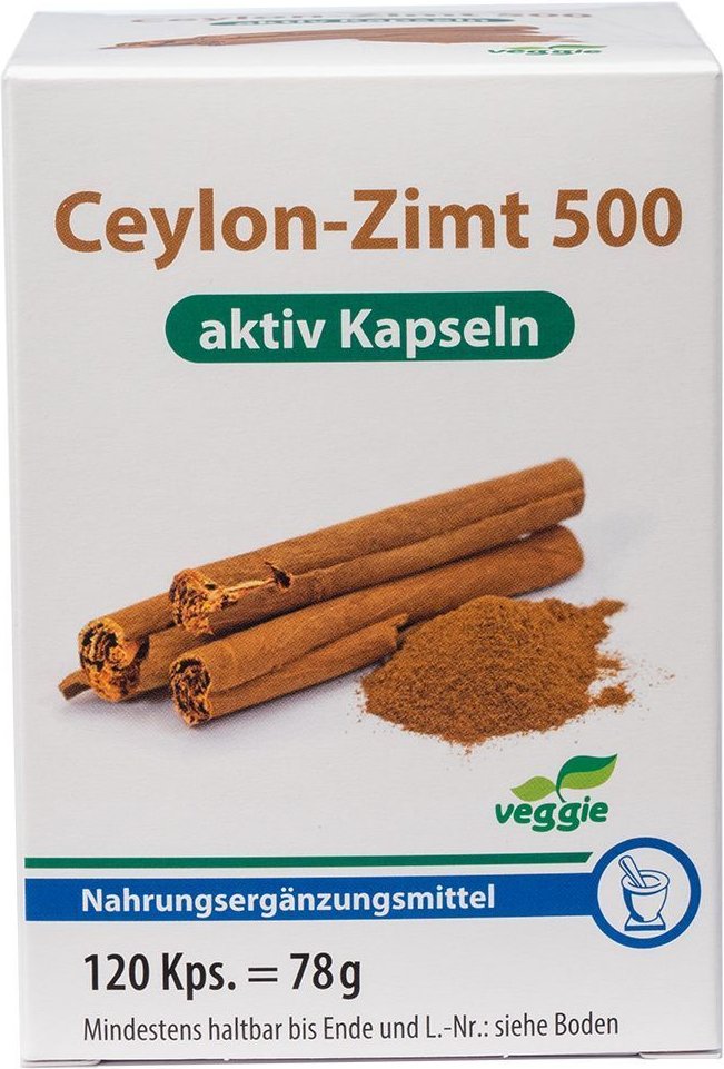 CEYLON-Zimt 500 aktiv Kapseln 120 St