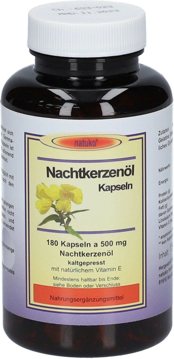 Nachtkerzenöl Kapseln 500 mg 180 St