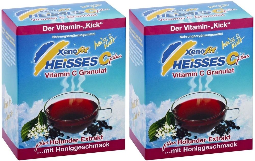 Xenofit heißes C plus Holunderextr.Granulat Beutel 2x 2x10x9 g Granulat