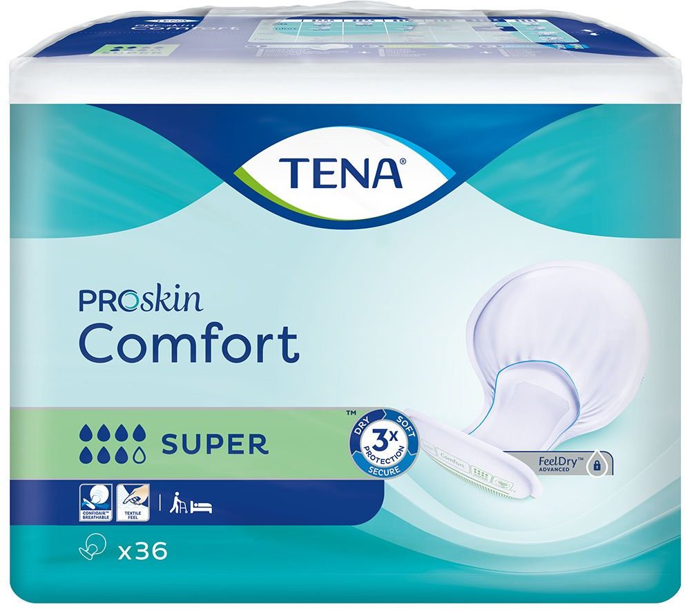 Tena Comfort super Vorlage 2x36 St Einlagen