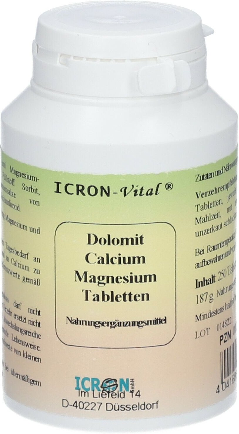 Dolomit Calcium Magnes.Tabletten Icron Vital 250 St Tabletten