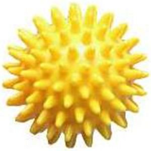 Massageball Igel 8 cm gelb