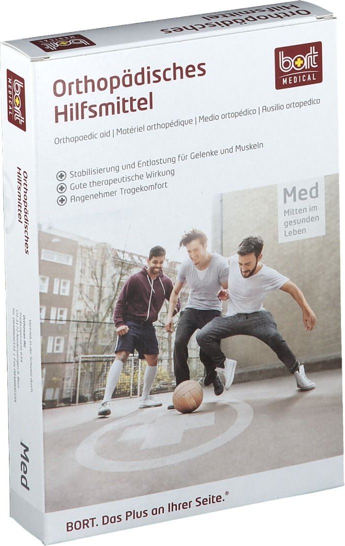 Bort Zweizug Kniestütze L blau 1 St Bandage(s)