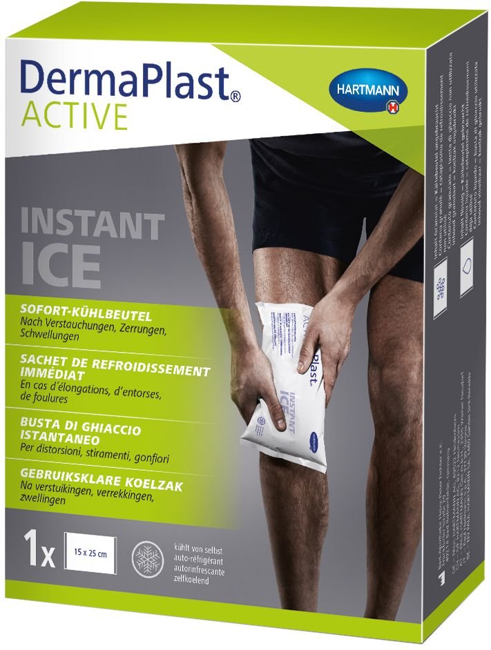 Dermaplast Active Instant Ice groß 15x25 cm 1 St Pflaster