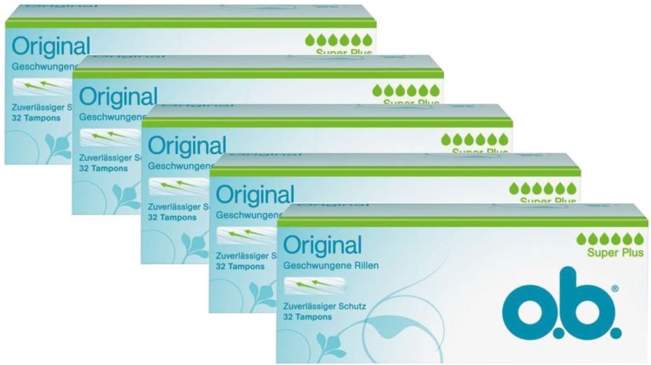 O.b. Tampons super plus 5er-Pack 5x32 St Tampon
