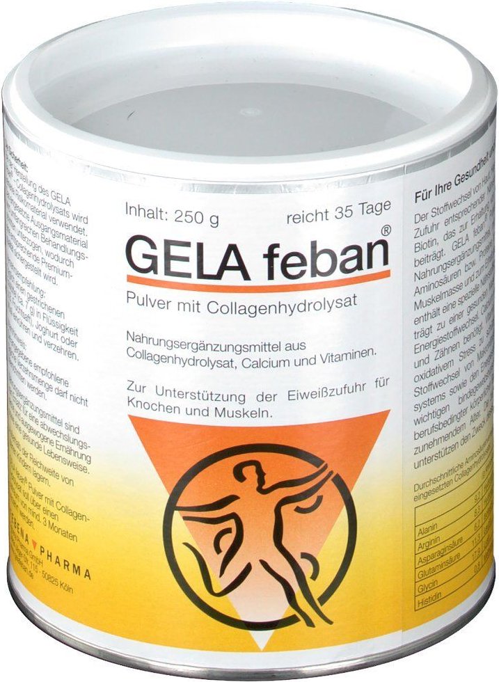 Gelafeban Pulver mit Gelatinehydrolysat