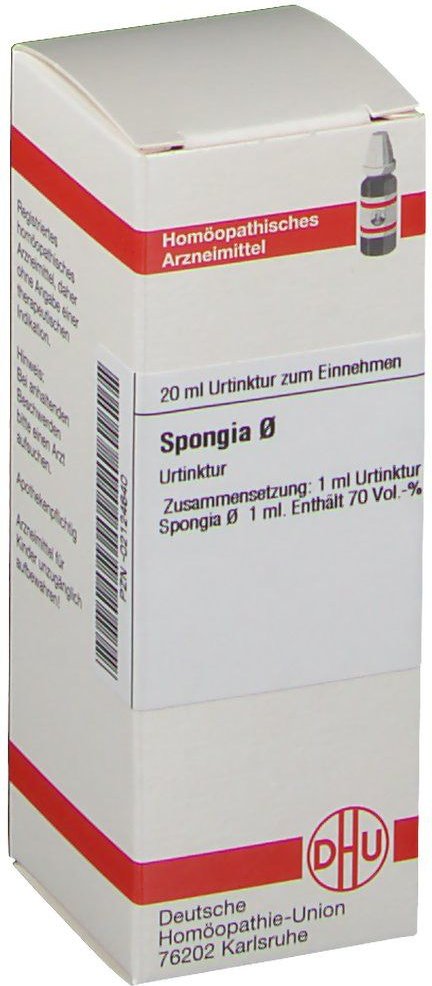 Thumbnail - Spongia Urtinktur D 1 20 ml Dilution