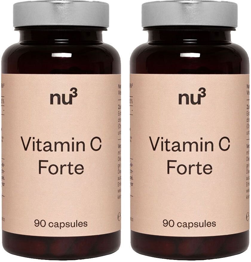 nu3 Premium Vitamin C forte Doppelpack 2x90 St Kapseln