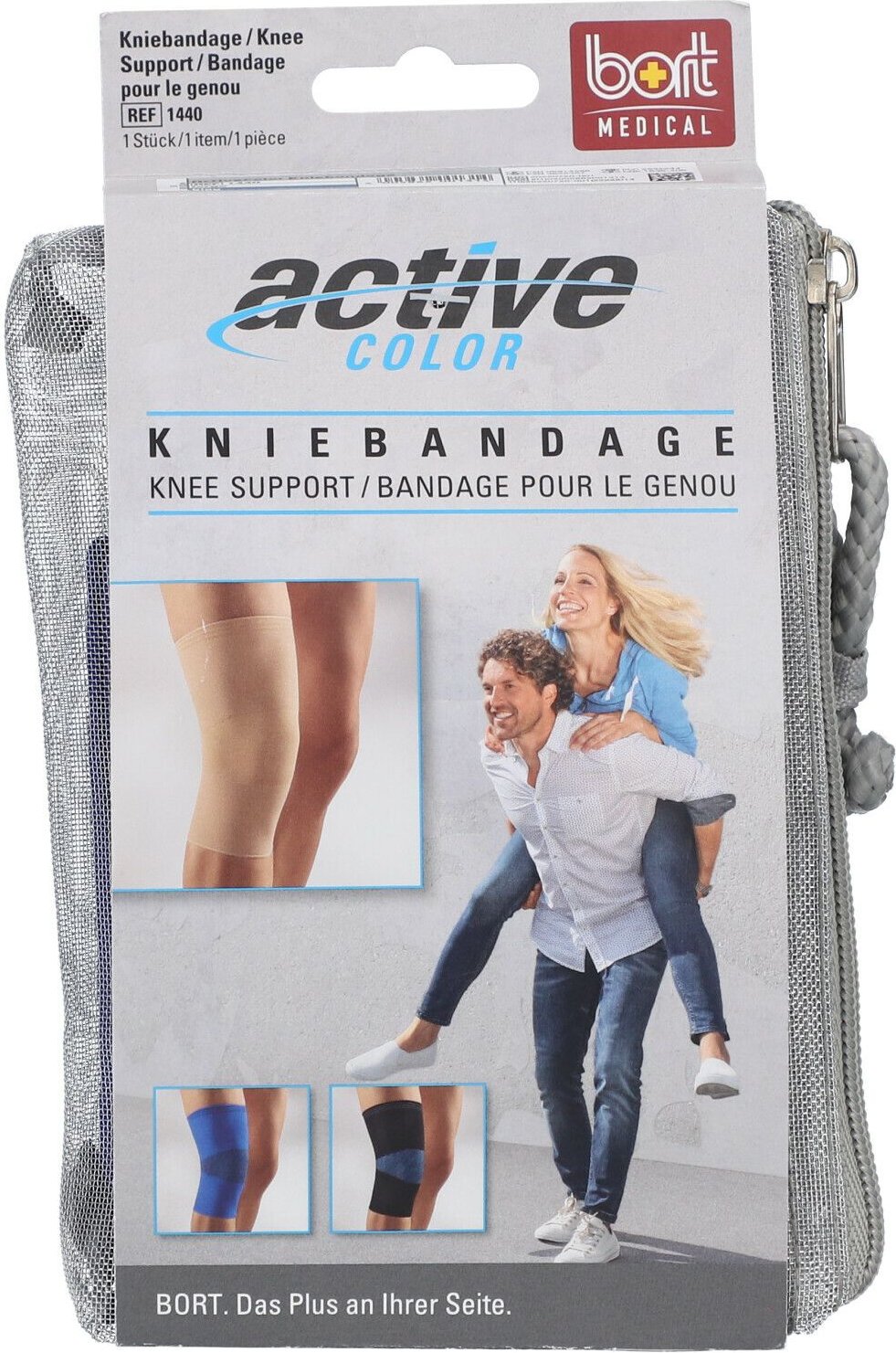 Bort ActiveColor Kniebandage L blau 1 St Bandage(s)