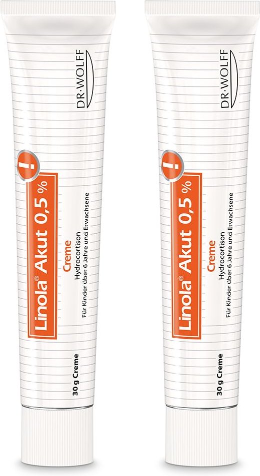 Linola akut 0,5% Creme Doppelpack 2x30 g