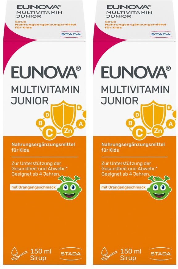 Eunova Junior x2 2x150 ml Sirup
