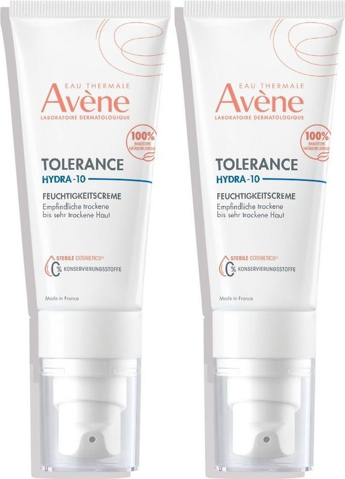 Avène Tolérance Hydra-10 Feuchtigkeitscreme x2 2x40 ml Creme