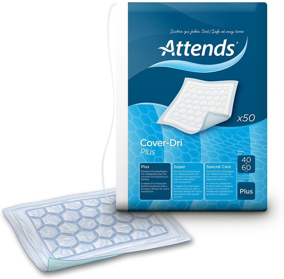 Attends Cover-Dri Plus 40x60 cm 50 St Auflage