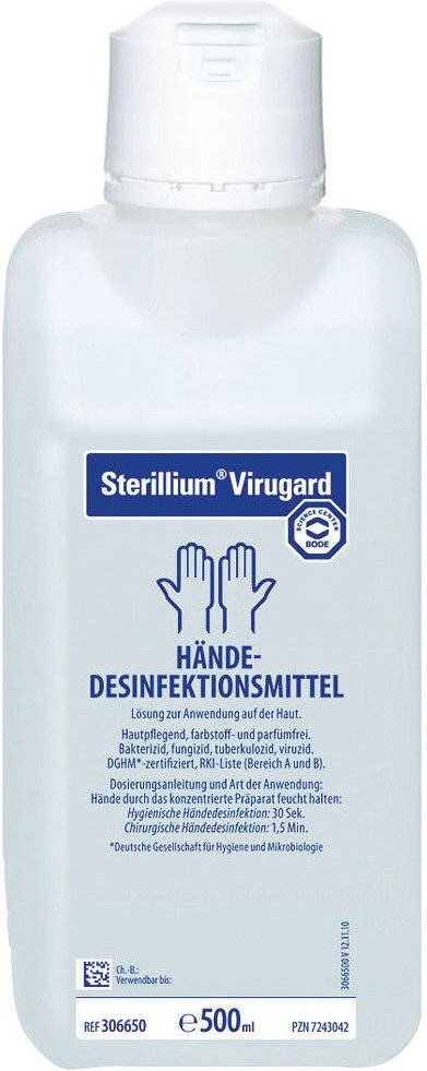 Sterillium Virugard Händedesinfektion Lösung 500 ml