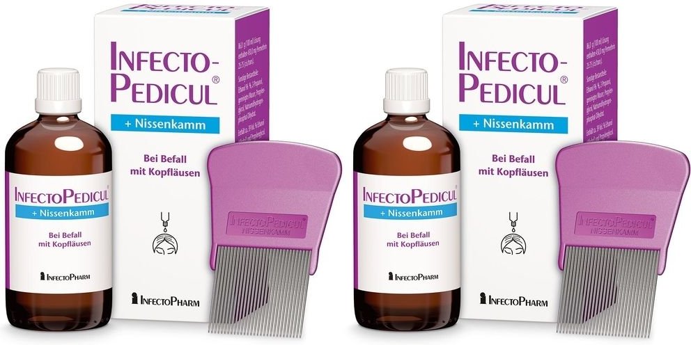 2x Infectopedicul Lösung + Nissenkamm 2x250 ml