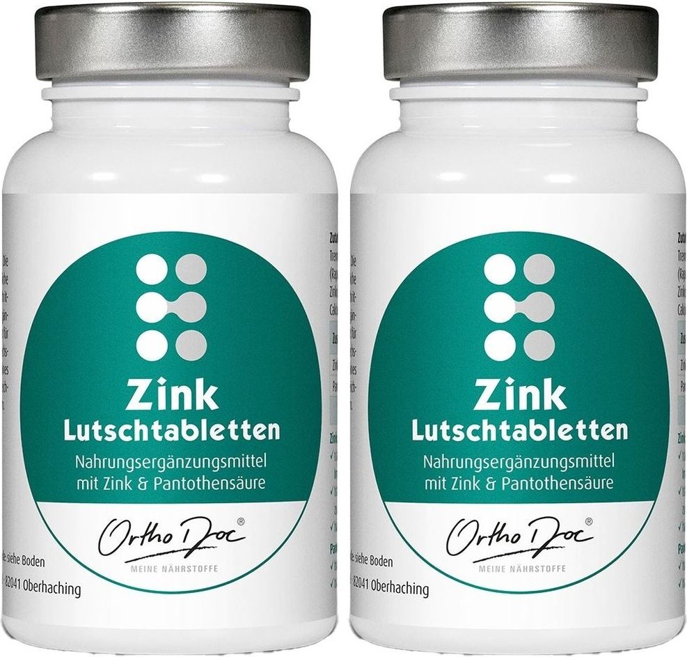 Orthodoc Zink Lutschtabletten 2x 2x90 St