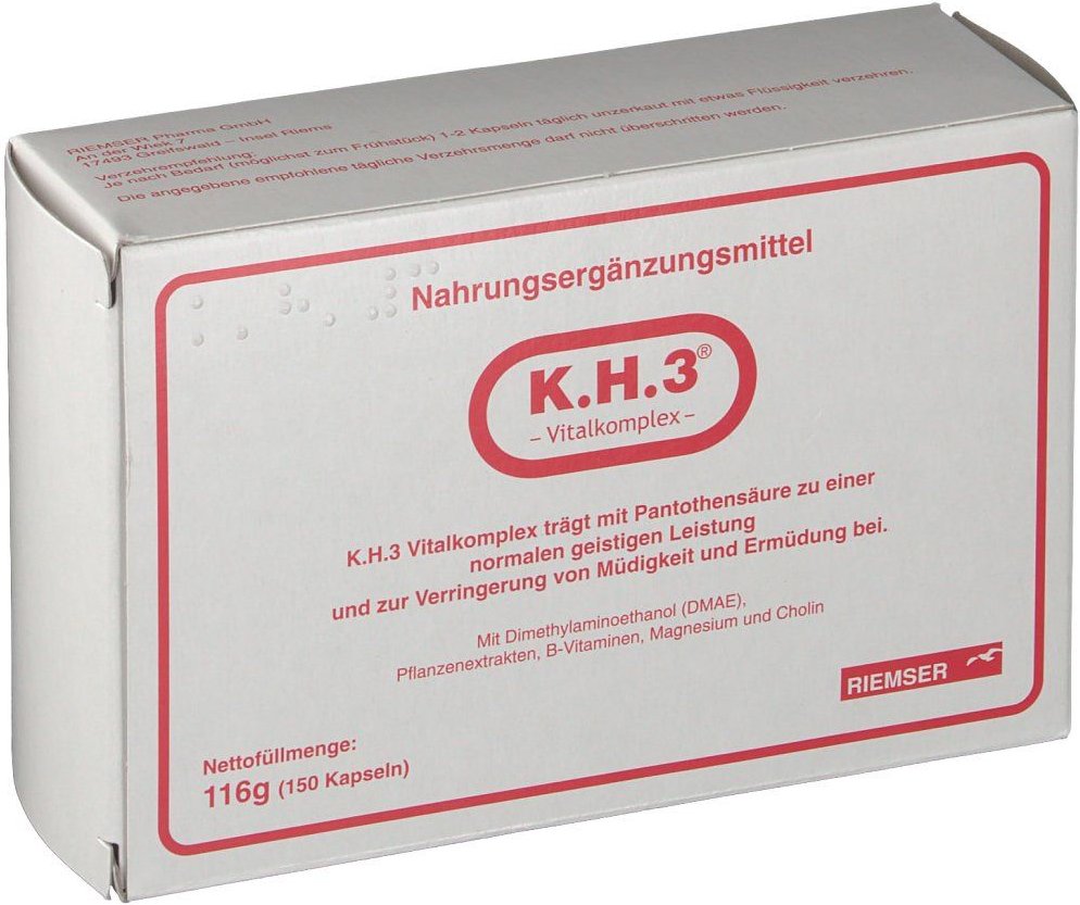 K.h.3 Vitalkomplex Kapseln 150 St