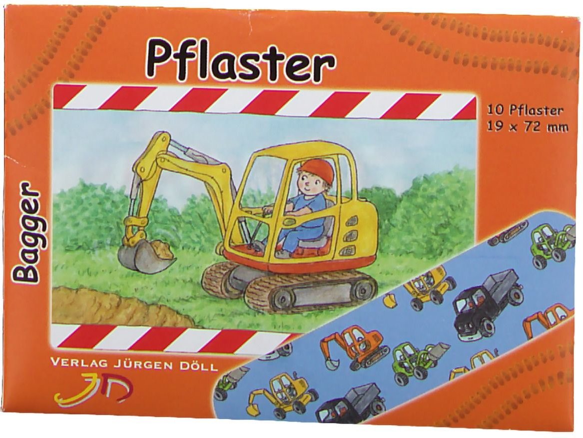 Kinderpflaster Bagger Briefchen 10 St Pflaster