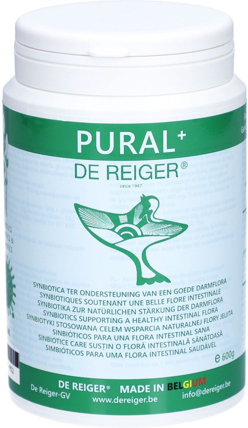 Pural+ De Reiger 600 g Pulver