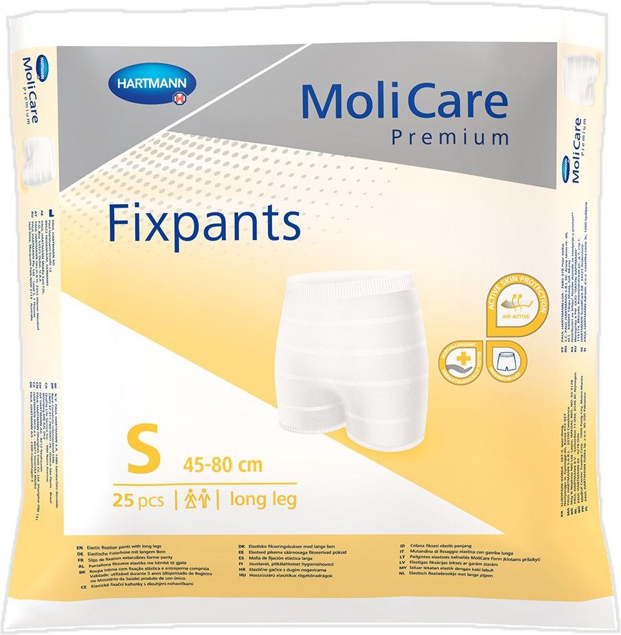 Molicare Premium Fixpants long leg Gr.S 25 St Fixierhosen