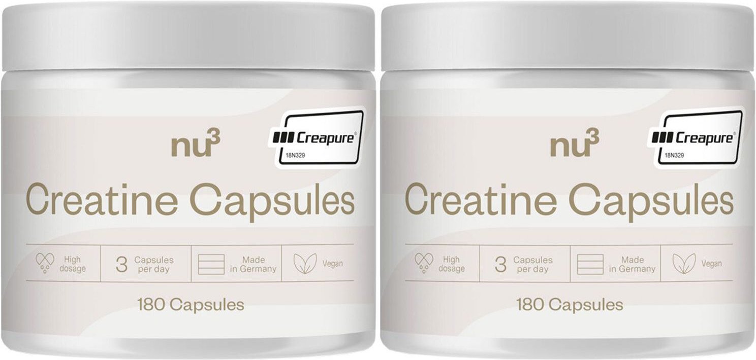 nu3 Creatine Capsules x2 2x180 St Kapseln
