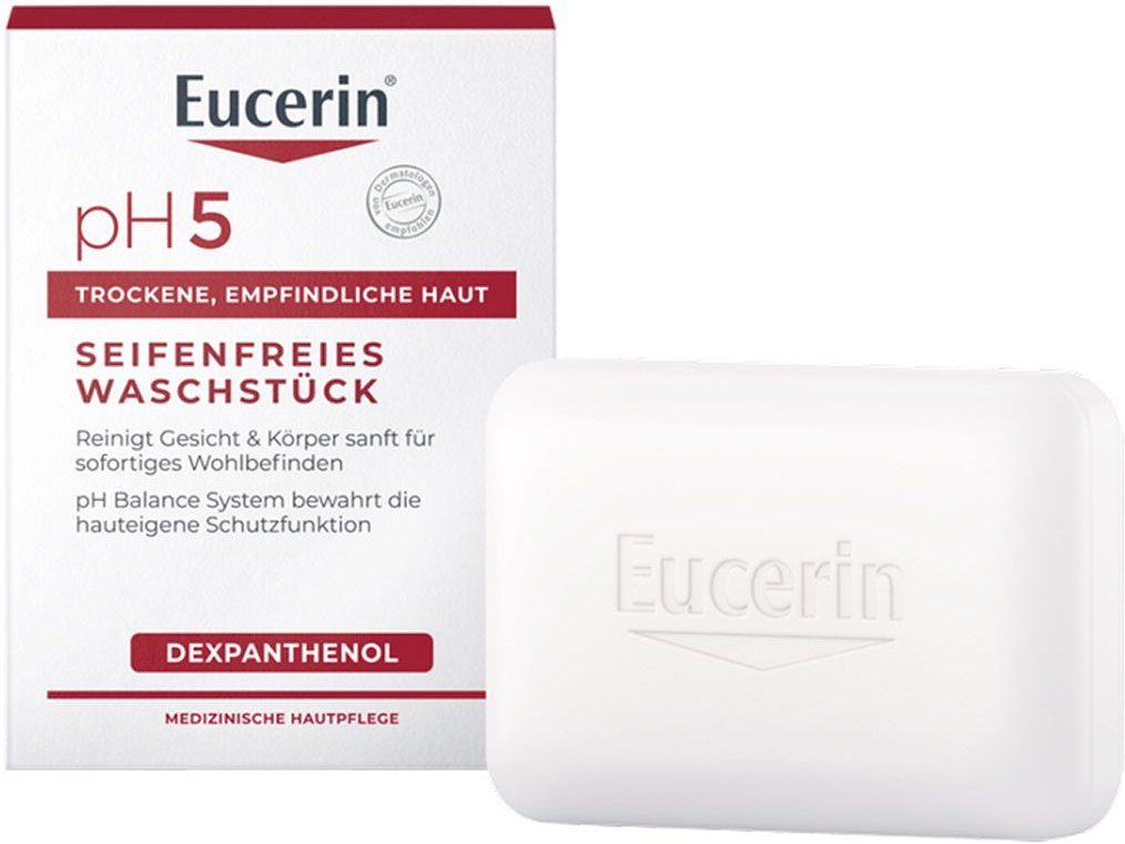 Thumbnail - Eucerin pH5 seifenfreies Waschstück empfindl.Haut 100 g Seife