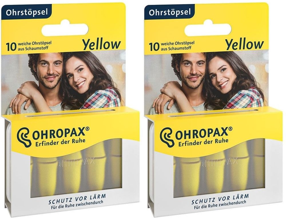 Ohropax yellow Schaumstoff-Stöpsel 2x 2x10 St