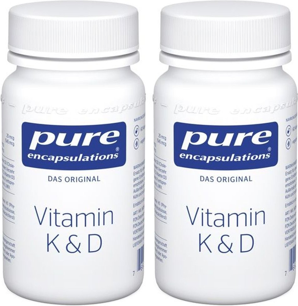 Pure Encapsulations Vitamin K & D Kapseln 2x 2x60 St