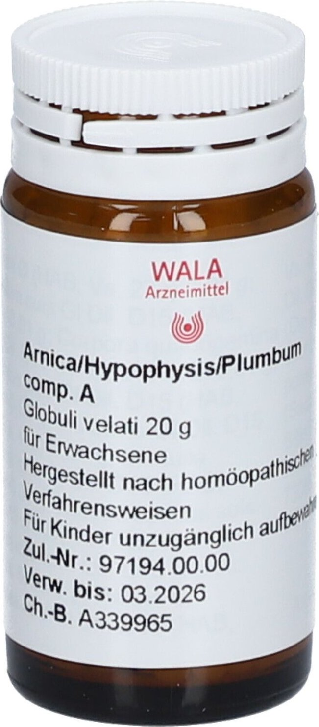 Arnica/Hypophysis/Plumbum comp.A Globuli 20 g