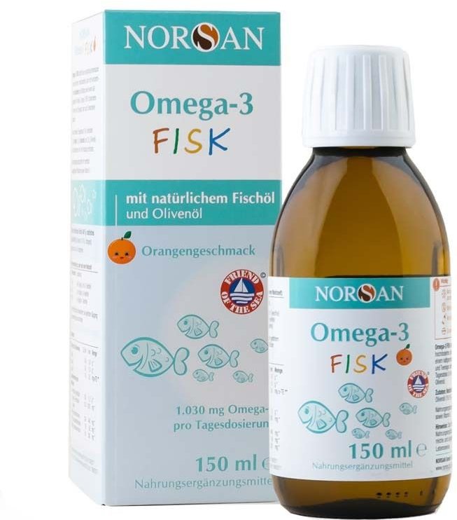 Norsan Omega-3 Fisk f.Kinder flüssig 150 ml Flüssigkeit